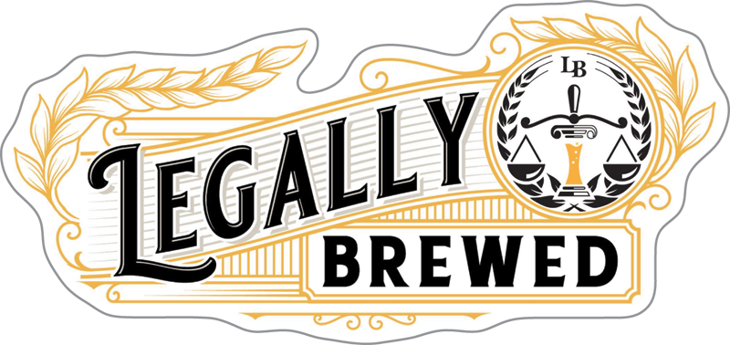 Legally Brewed Custom Sticker