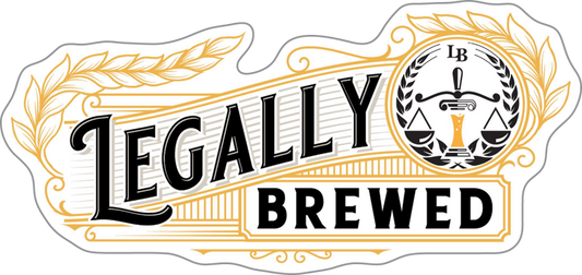 Legally Brewed Custom Sticker
