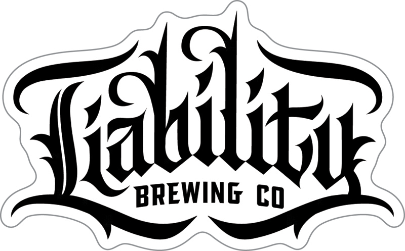Liability Brewing Company Custom Sticker