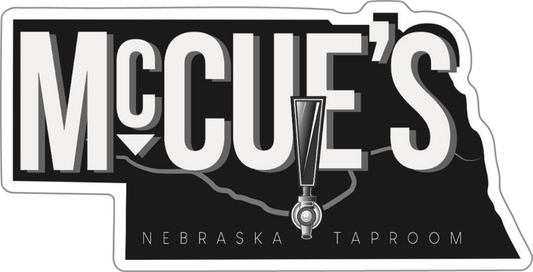 McCue's Nebraska Taproom Custom Sticker