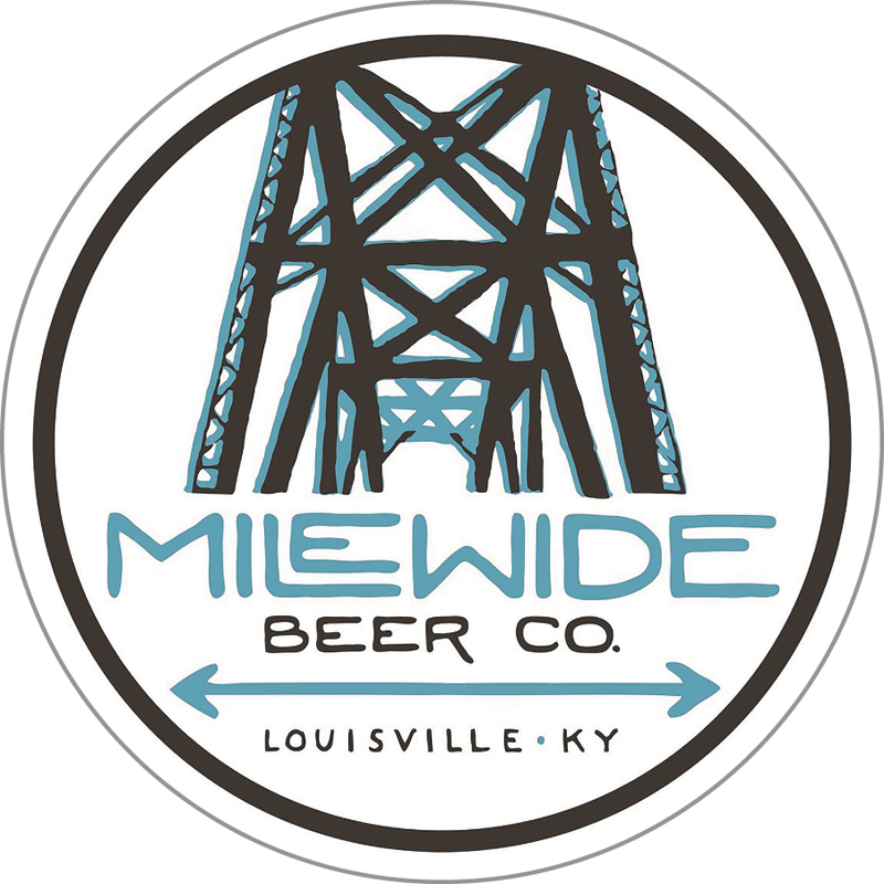 Mile Wide Beer Custom Sticker