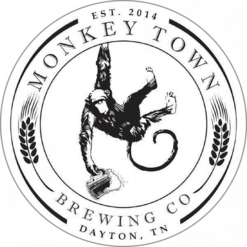 Monkey Town Brewing Company Custom Sticker