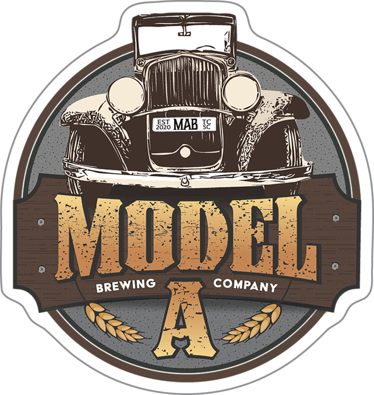 Model A Brewing Company Custom Sticker