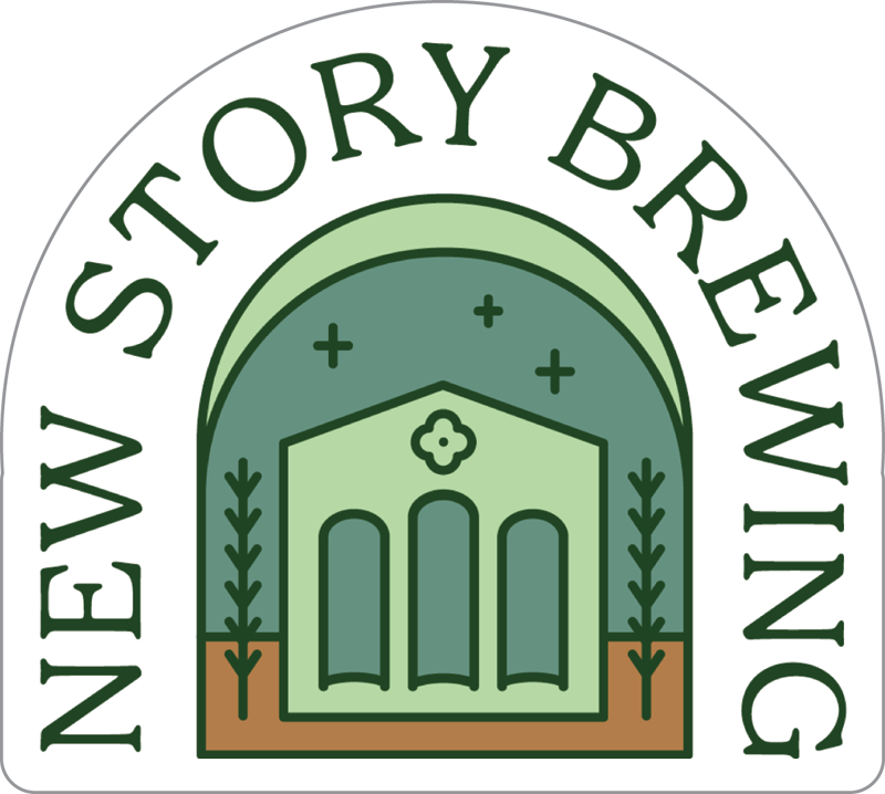 New Story Brewing Custom Sticker