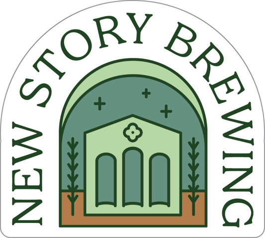 New Story Brewing Custom Sticker