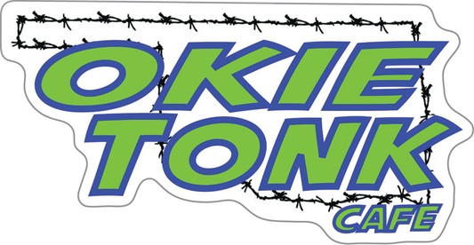 Okie Tonk Cafe Custom Sticker