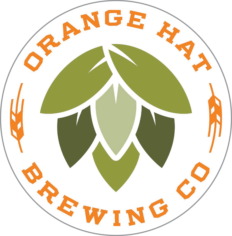 Orange Hat Brewing Company Custom Sticker