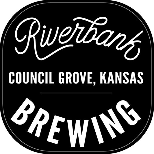 Riverbank Brewing, LLC. Custom Sticker