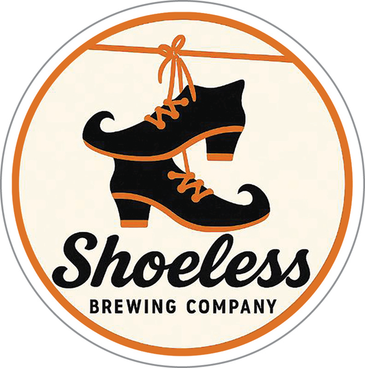 Shoeless Brewing Company Custom Sticker