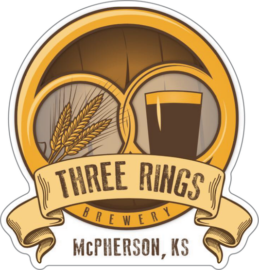 Three Rings Brewery Custom Sticker
