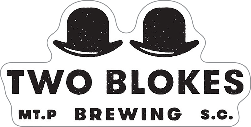 Two Blokes Brewing Custom Sticker