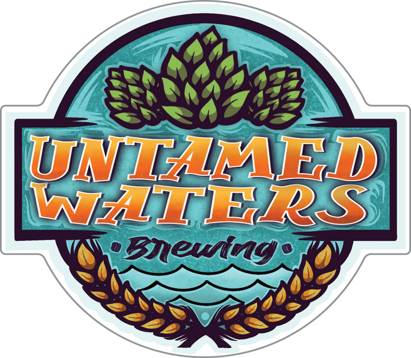 Untamed Waters Brewing Custom Sticker